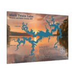 Mark Twain Lake Map - Sunset