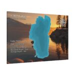 Lake Tahoe Lake Map - Sunset Design