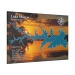 Lake Murray Lake Map - Sunset